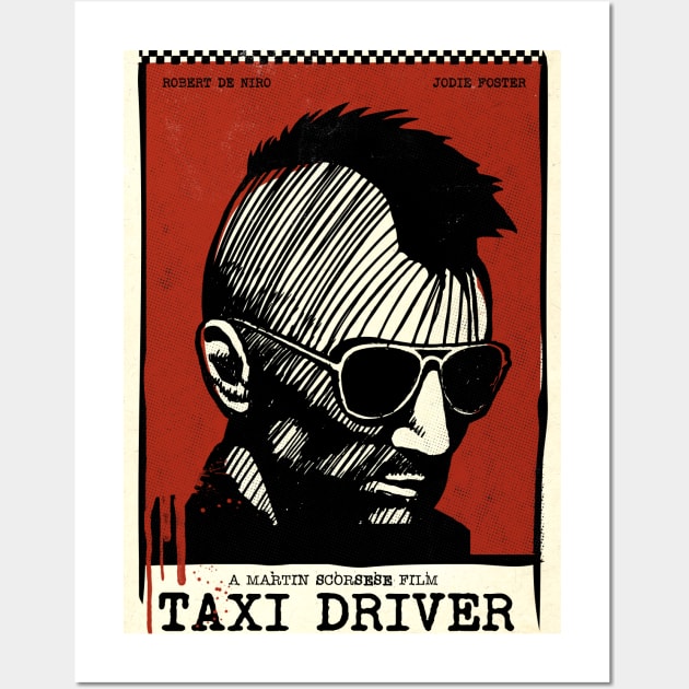 Taxi driver movie art inspired Wall Art by 2ToastDesign